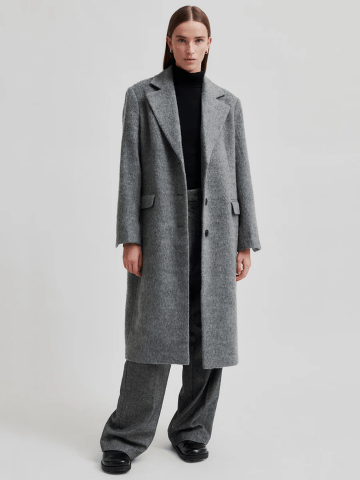 Second Female Grå Sera Frakke S Second Female