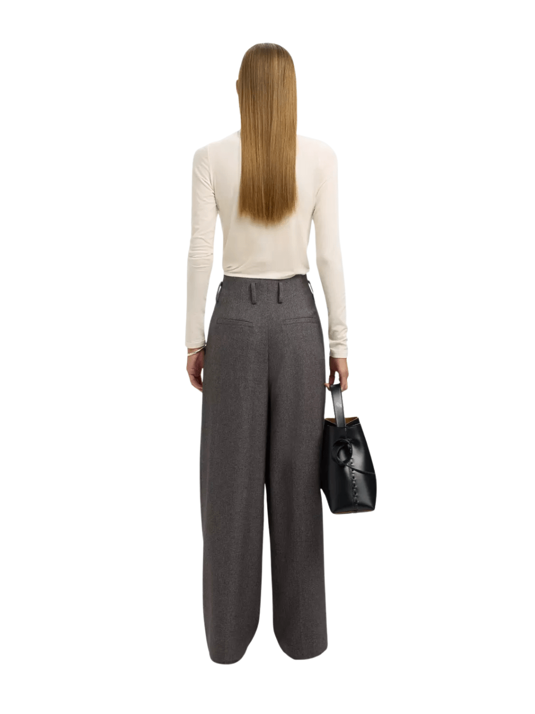 Selected Grå Camilla Bukser 34 Selected