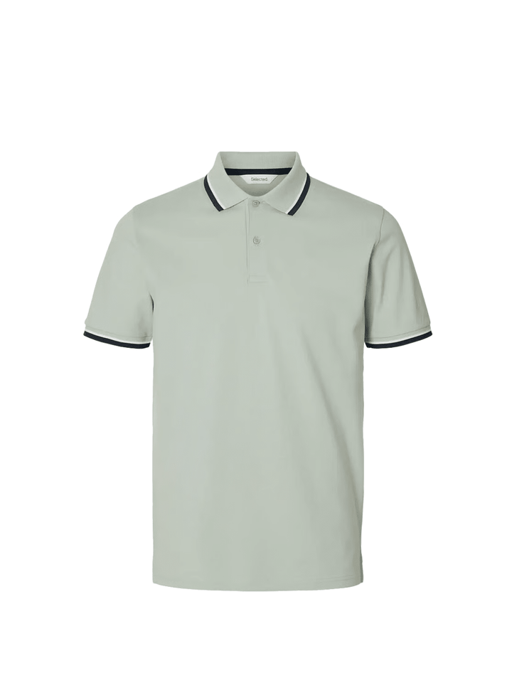 Selected Homme Mintgrøn Atlas Sport Polo Lysegrøn Selected