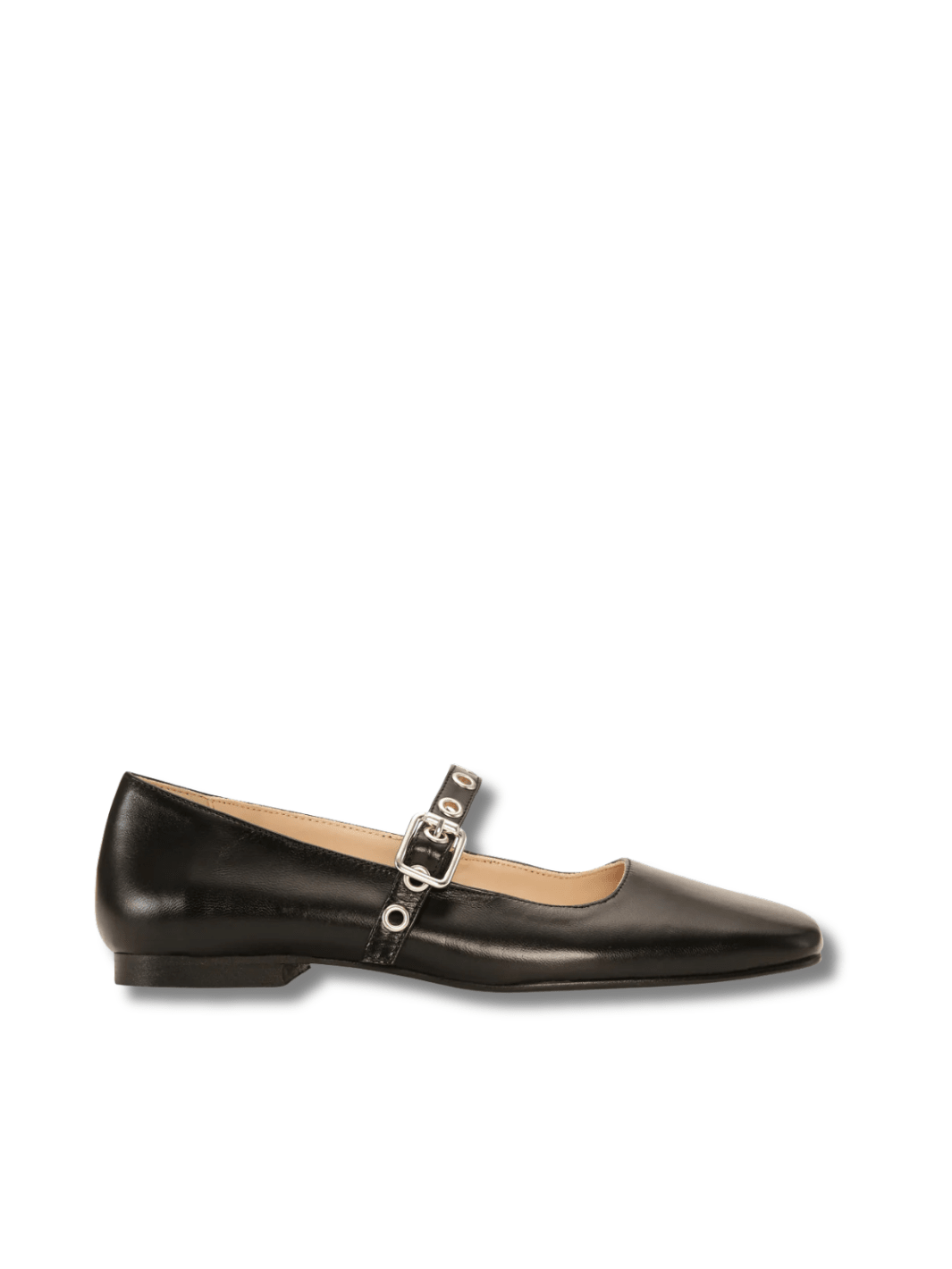 Shoe Biz Sort Victoria Ballerina Med Spænde 36 Shoe Biz