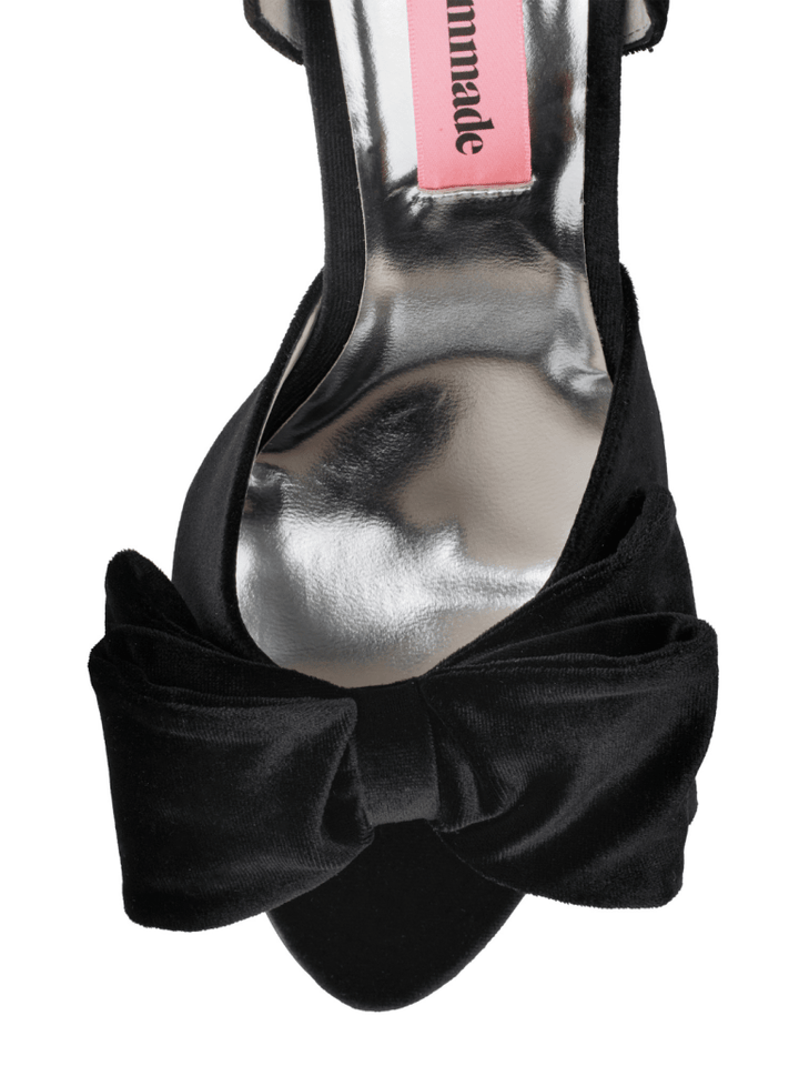 Sort Costummade Marita Velour Stilet 36 Custommade