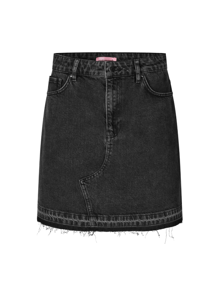 Sort Forvasket Rei Custommade Denim Nederdel 34 Custommade