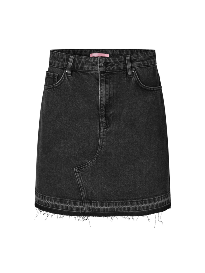 Sort Forvasket Rei Custommade Denim Nederdel 34 Custommade