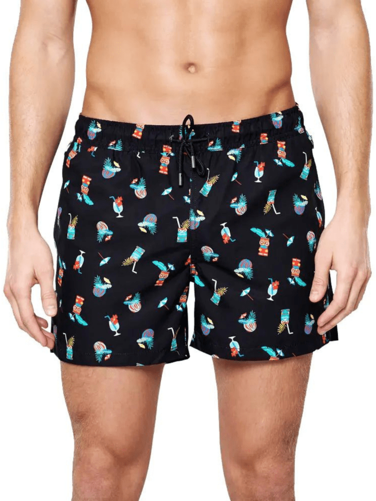 Sort Happy Socks Badeshorts Med Drinks Motiver S Happy Socks