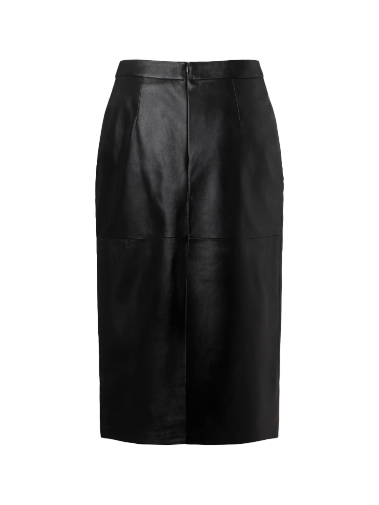 Sort Rubina Custommade Skind Nederdel 34/XS Custommade