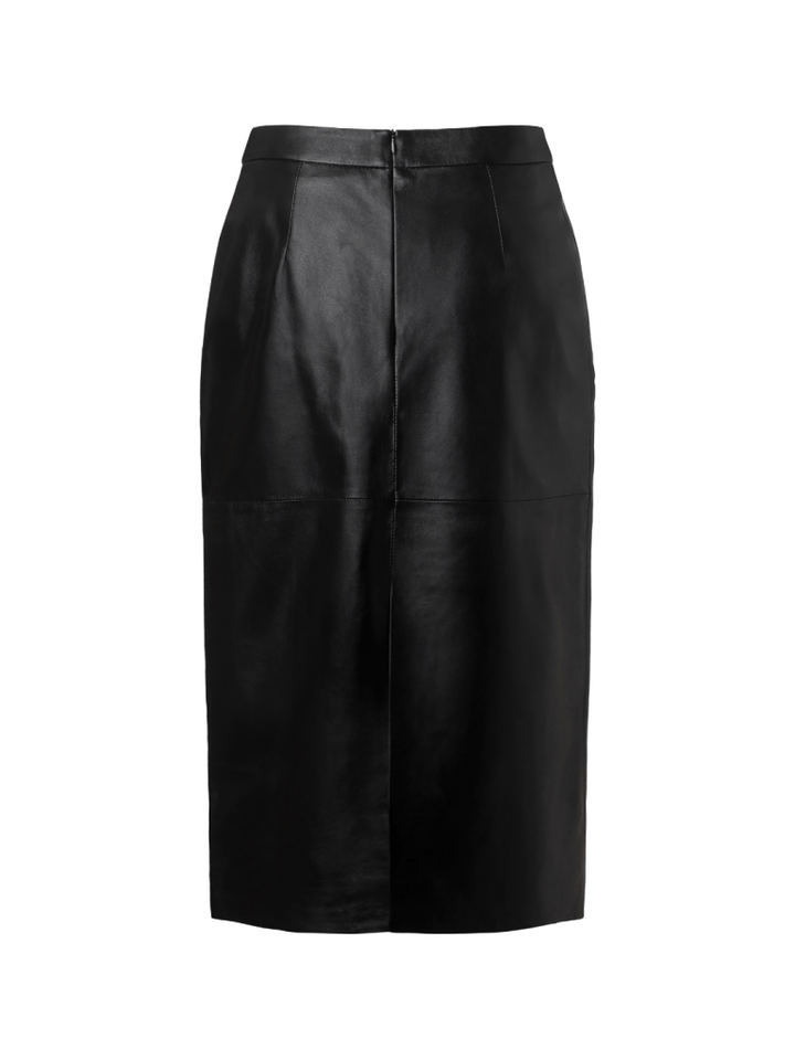 Sort Rubina Custommade Skind Nederdel 34/XS Custommade