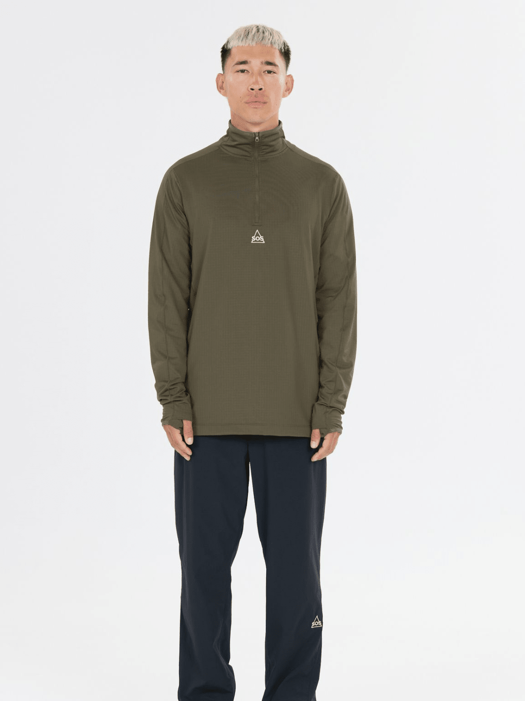 SOS Armygrøn Timberline Herre Baselayer S SOS Sportgroup