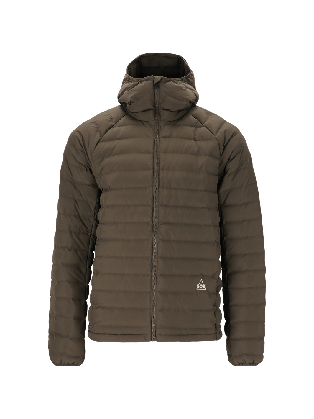 SOS Brun Furano Isoleret Jakke.  Den er fremstillet af 100 % polyester og giver optimal beskyttelse mod vind og vejr. 