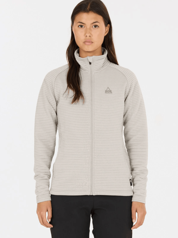 SOS Grå Muju Gennemlynet Dame Midlayer XS SOS Sportgroup