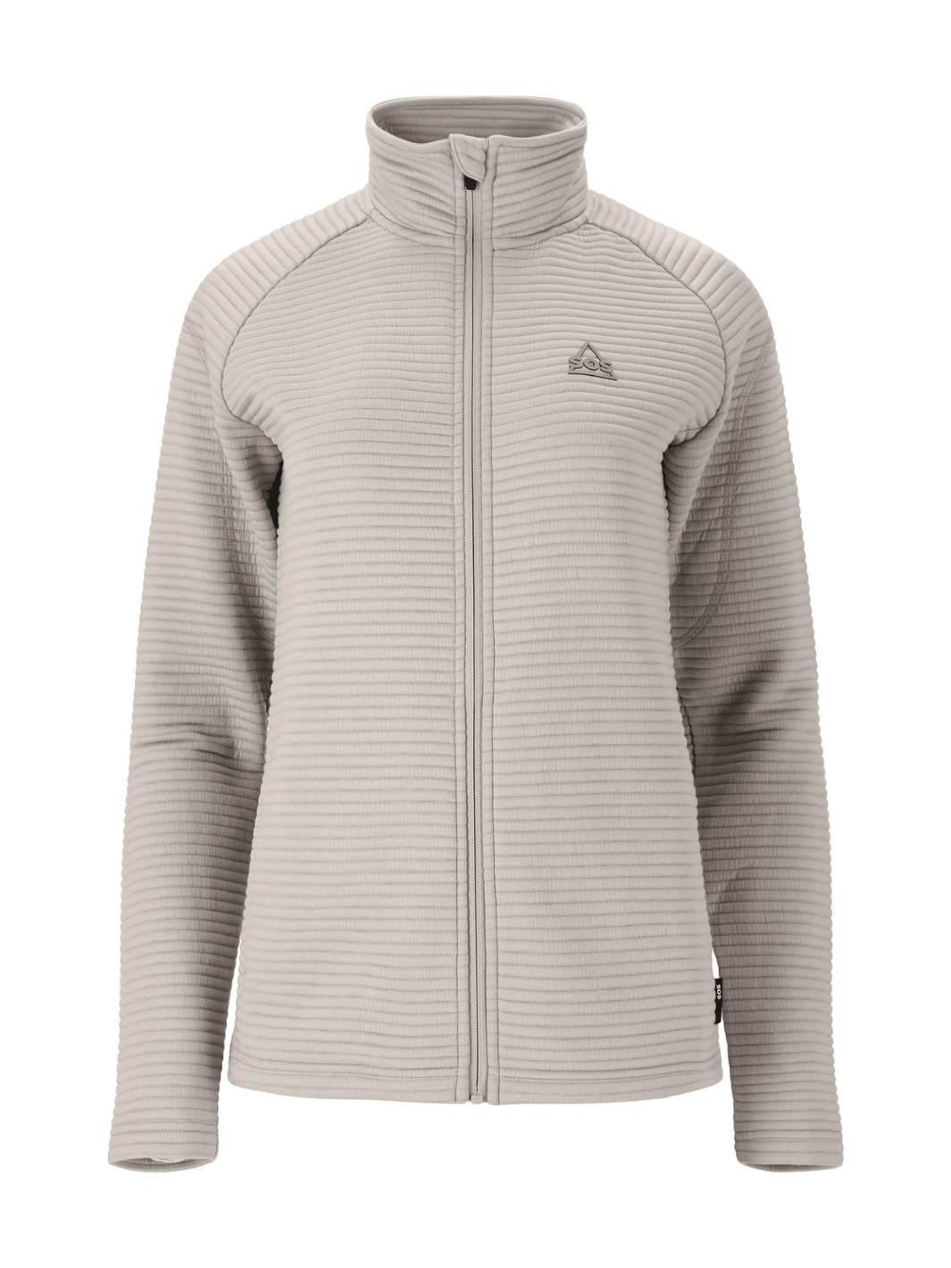 SOS Grå Muju Gennemlynet Dame Midlayer XS SOS Sportgroup