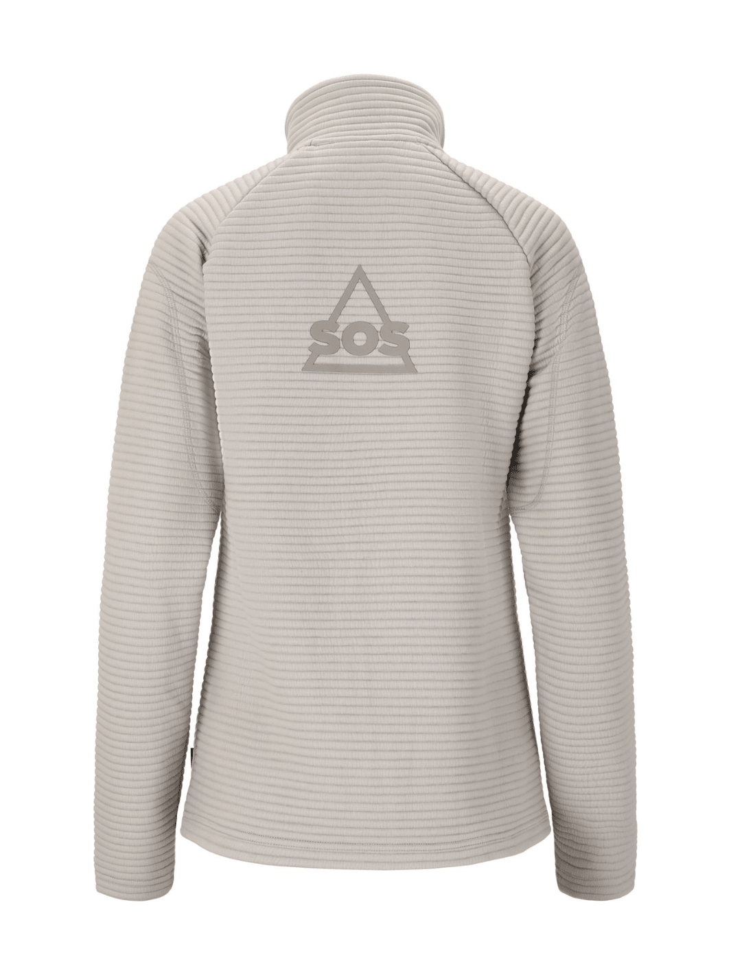 SOS Grå Muju Gennemlynet Dame Midlayer XS SOS Sportgroup