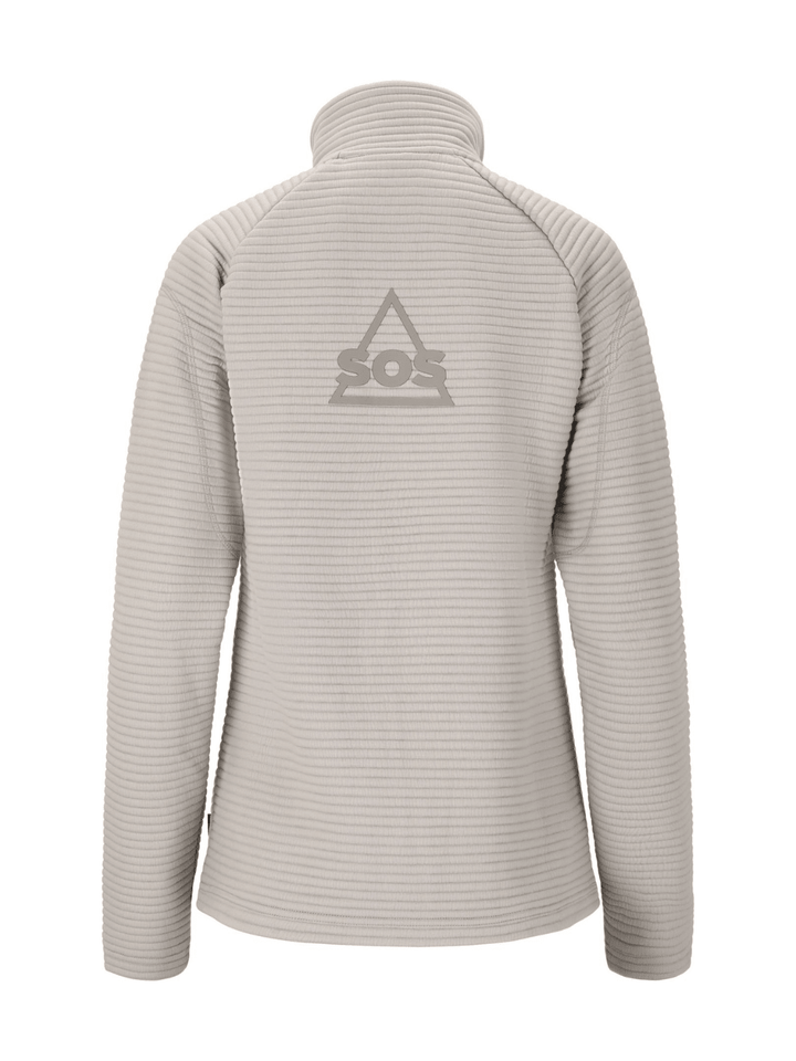 SOS Grå Muju Gennemlynet Dame Midlayer XS SOS Sportgroup