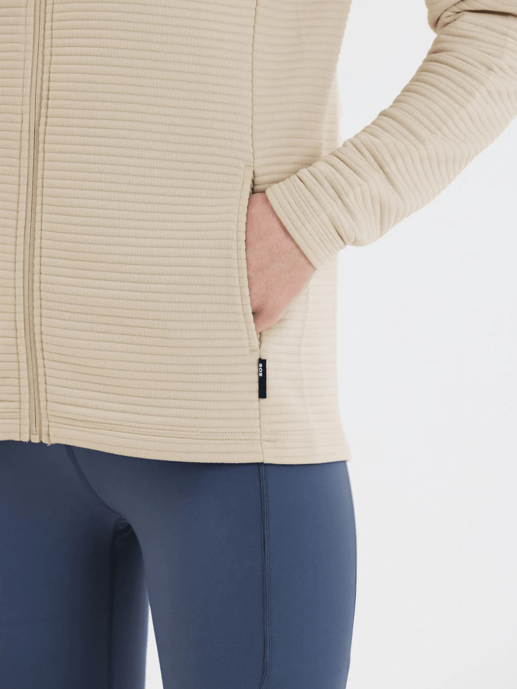 SOS Sand Muju Gennemlynet Dame Midlayer S SOS Sportgroup