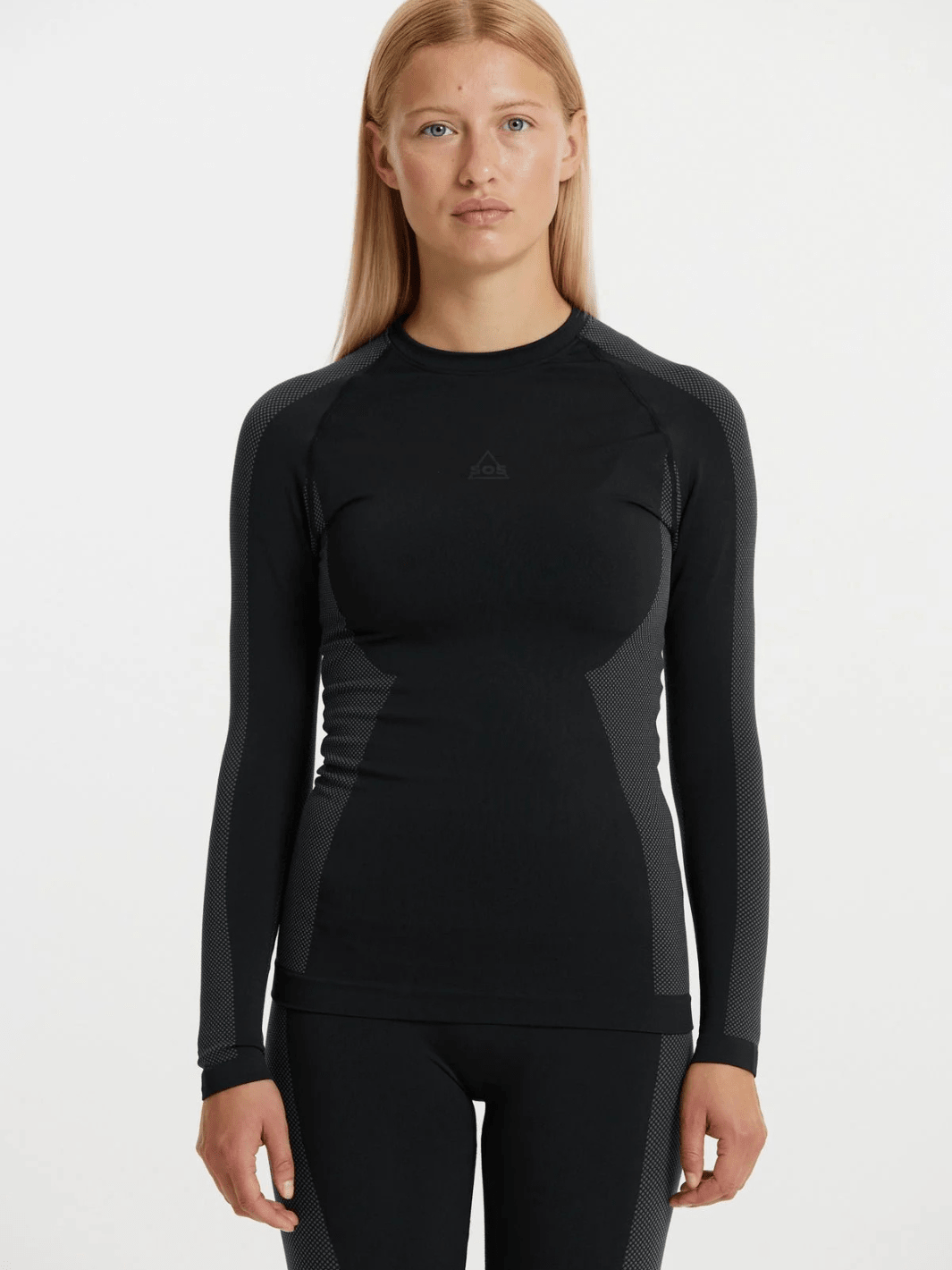 SOS Sort Kalmar Baselayer Dame Top S/M SOS Sportgroup