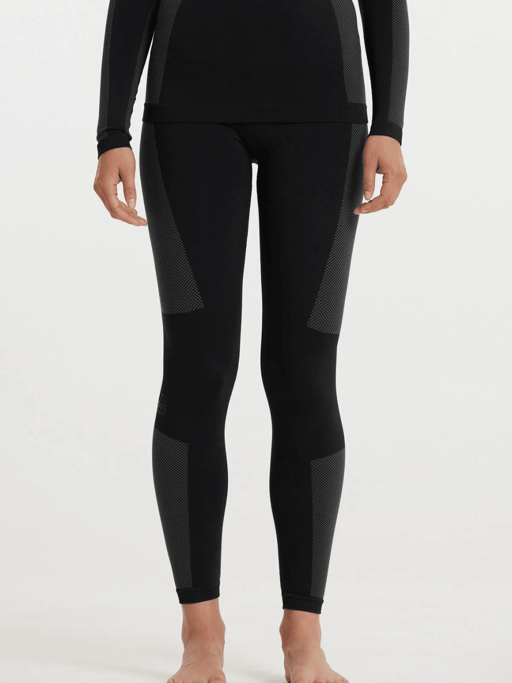 SOS Sort Kalmar Baselayer Lange Dame Underbukser S/M SOS Sportgroup