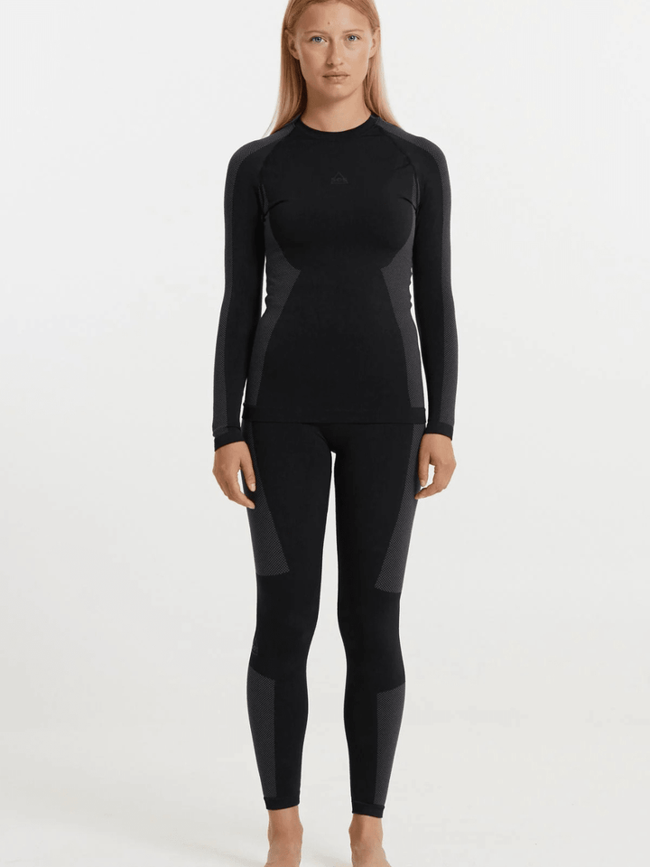 SOS Sort Kalmar Baselayer Lange Dame Underbukser S/M SOS Sportgroup