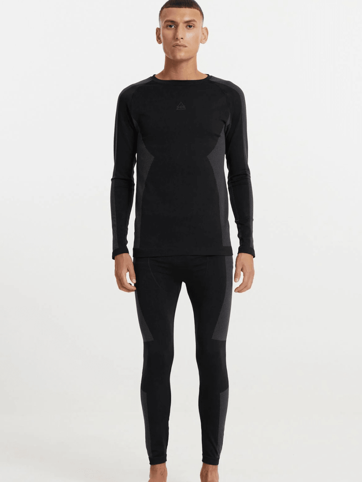 SOS Sort Kalmar Baselayer Lange Herre Underbukser S/M SOS Sportgroup