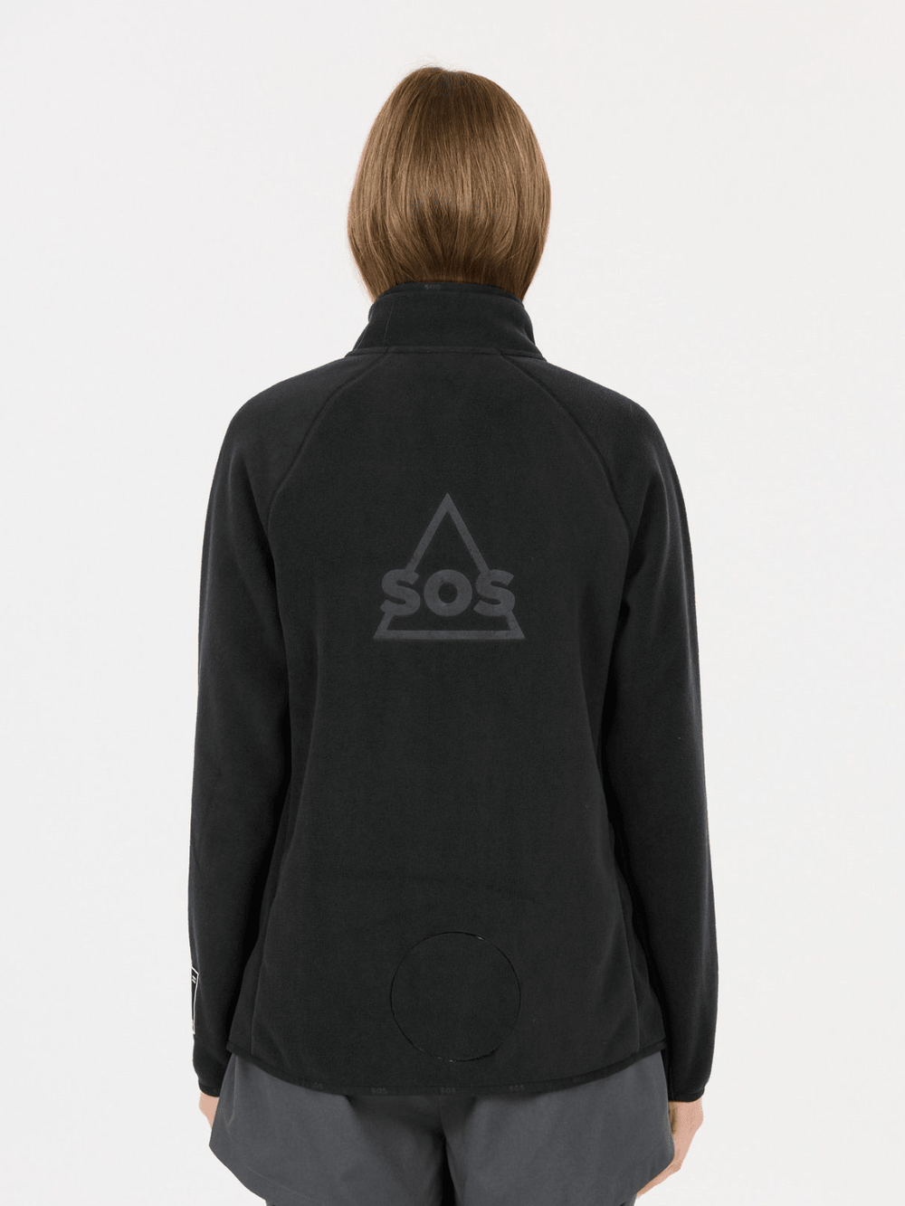 SOS Sort Munson Gennemlynet Damefleece S SOS Sportgroup