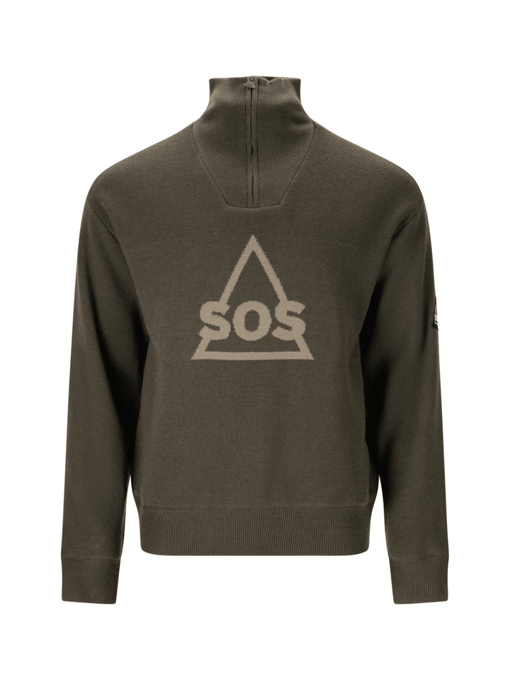 SOS Tignes Windbreaker Armygrøn S SOS Sportgroup
