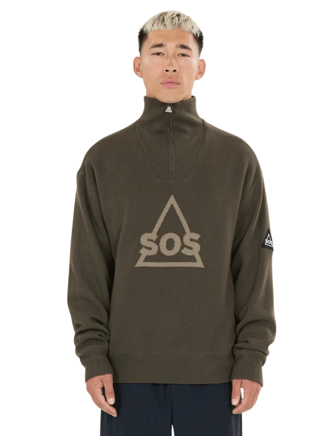 SOS Tignes Windbreaker Armygrøn S SOS Sportgroup