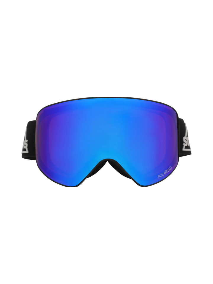 Polariserede SOS skibriller med UV-beskyttelse, anti-fog linse og høj komfort – perfekt til solrige skidage.