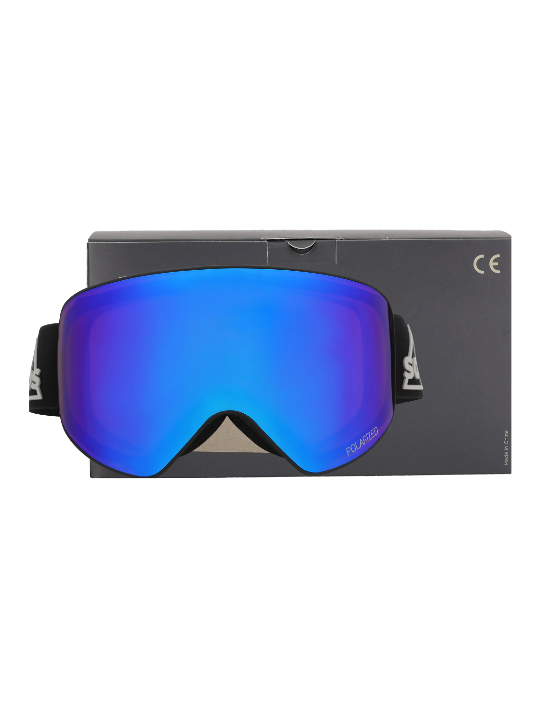 Polariserede SOS skibriller med UV-beskyttelse, anti-fog linse og høj komfort – perfekt til solrige skidage.