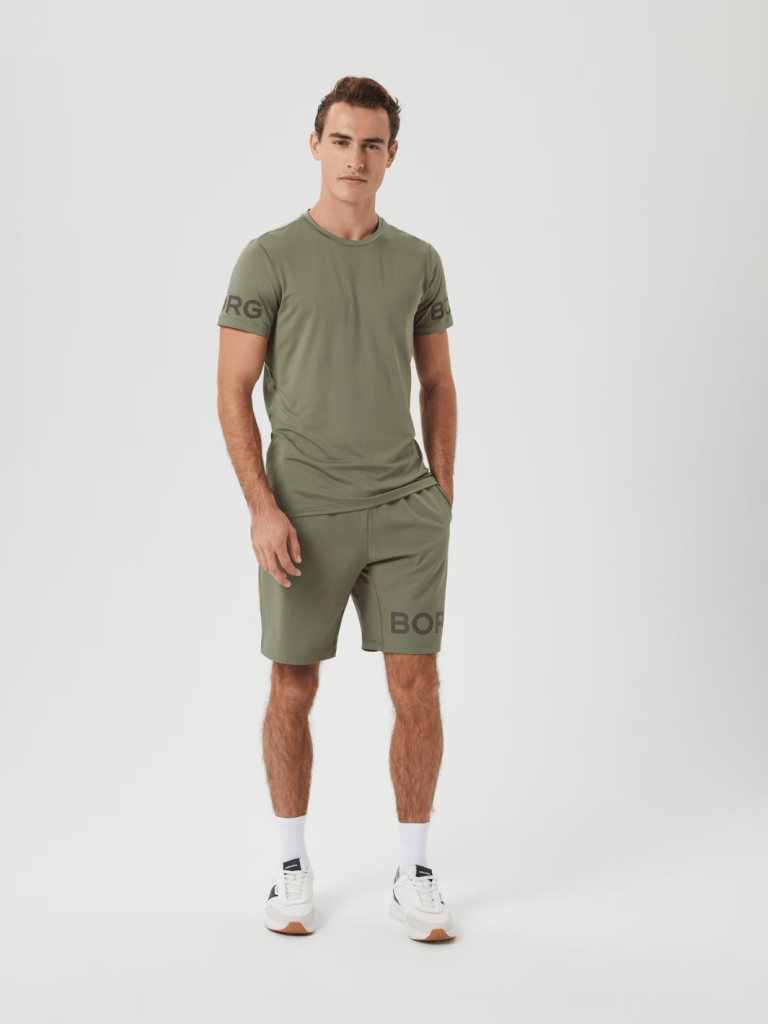 Støvet Grøn Björn Borg Performance Shorts M Björn Borg