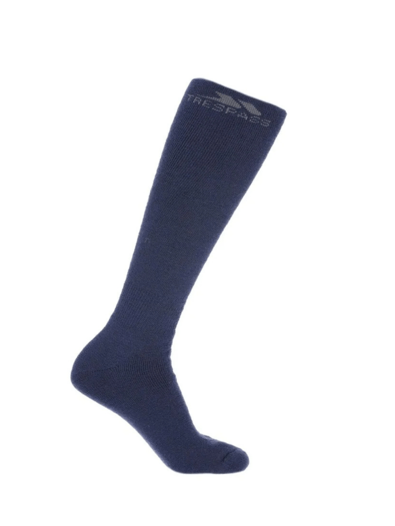 Trespass Mørkeblå Unisex Merinould Ski Sok S/36 - 39 Trespass