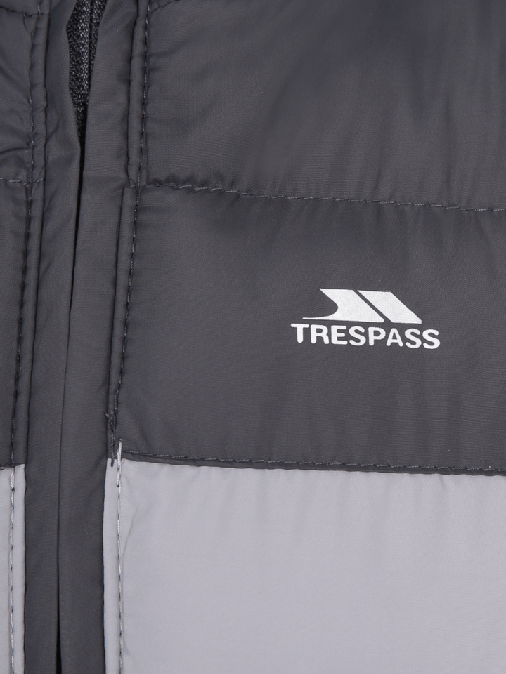 Trespass Sort / Grå Oskar Børne Dynejakke Sort Trespass