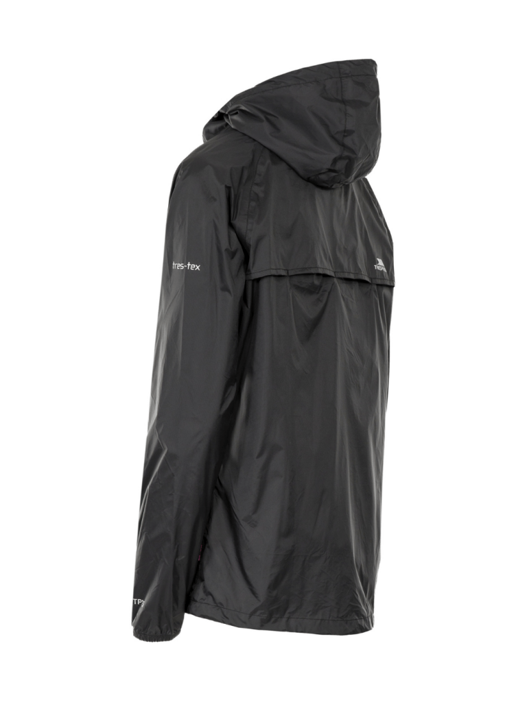 Trespass Sort Qicpac Dameregnjakke Sort Trespass