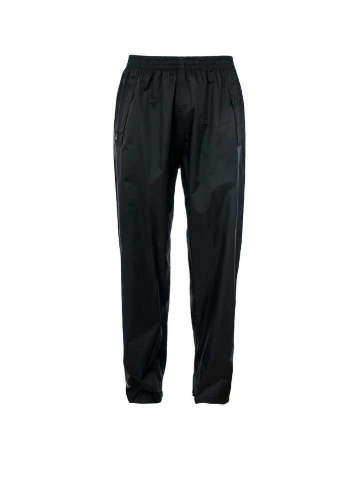 Trespass Sort Qikpac Unisex Regnbukser Sort Trespass