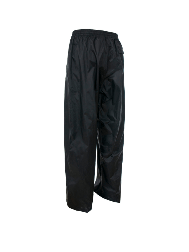 Trespass Sort Qikpac Unisex Regnbukser Sort Trespass