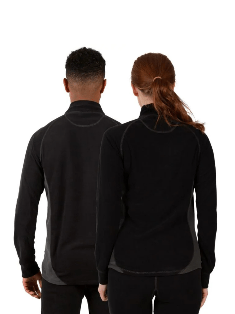 Trespass Sort Thriller Unisex Fleece Skiundertøj XXS Trespass