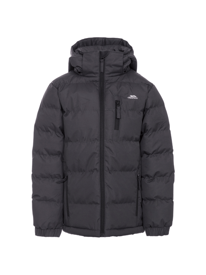 Trespass Sort Tuff Børne Dynejakke 3 - 4 år Trespass