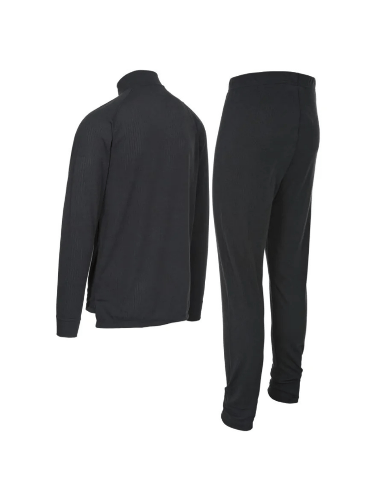 Trespass Sort Unite360 Unisex Skiundertøj XXS Trespass