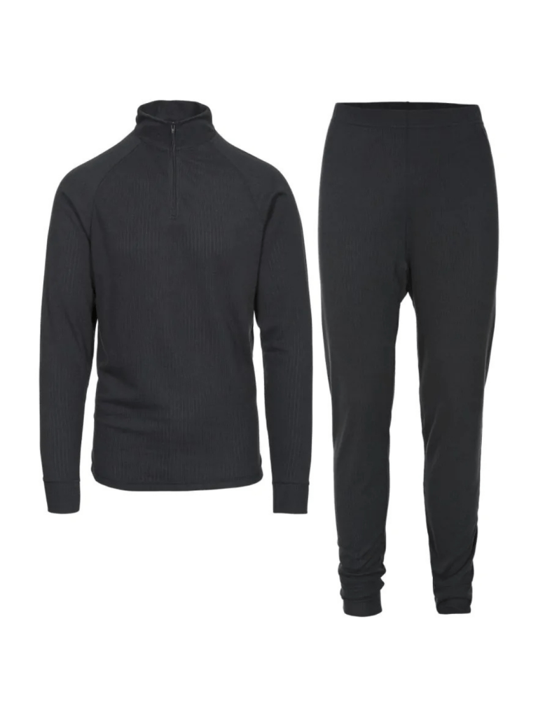 Trespass Sort Unite360 Unisex Skiundertøj XXS Trespass