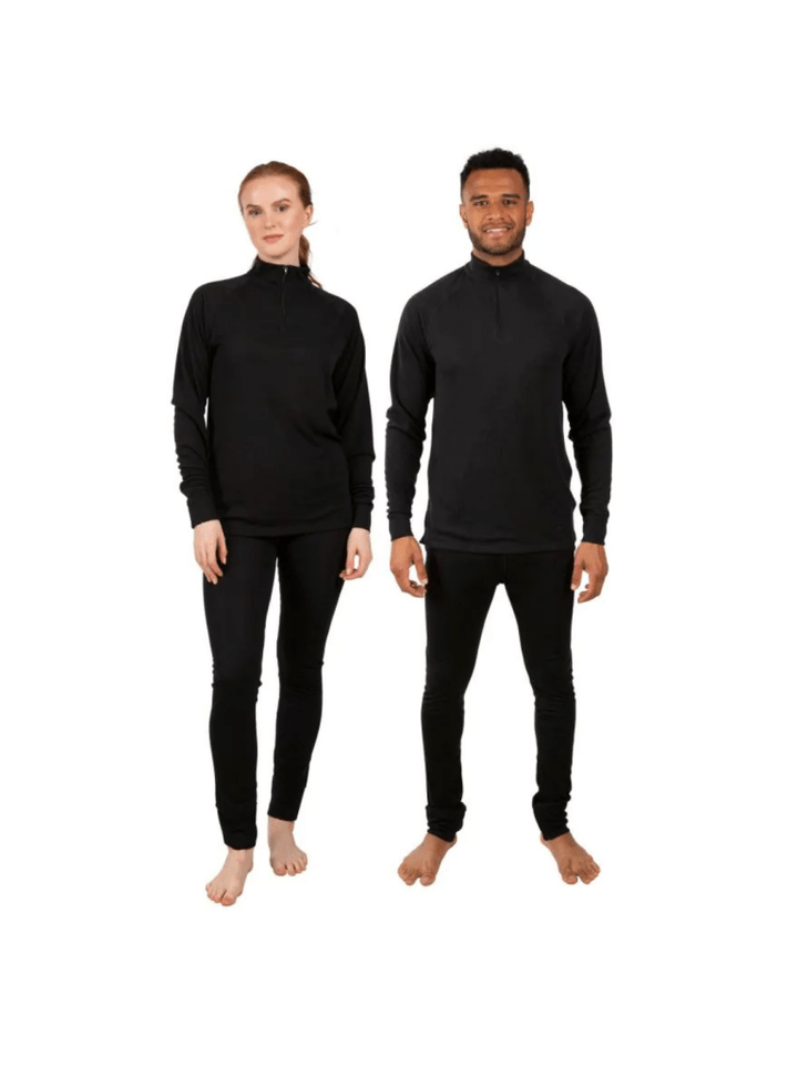 Trespass Sort Unite360 Unisex Skiundertøj XXS Trespass