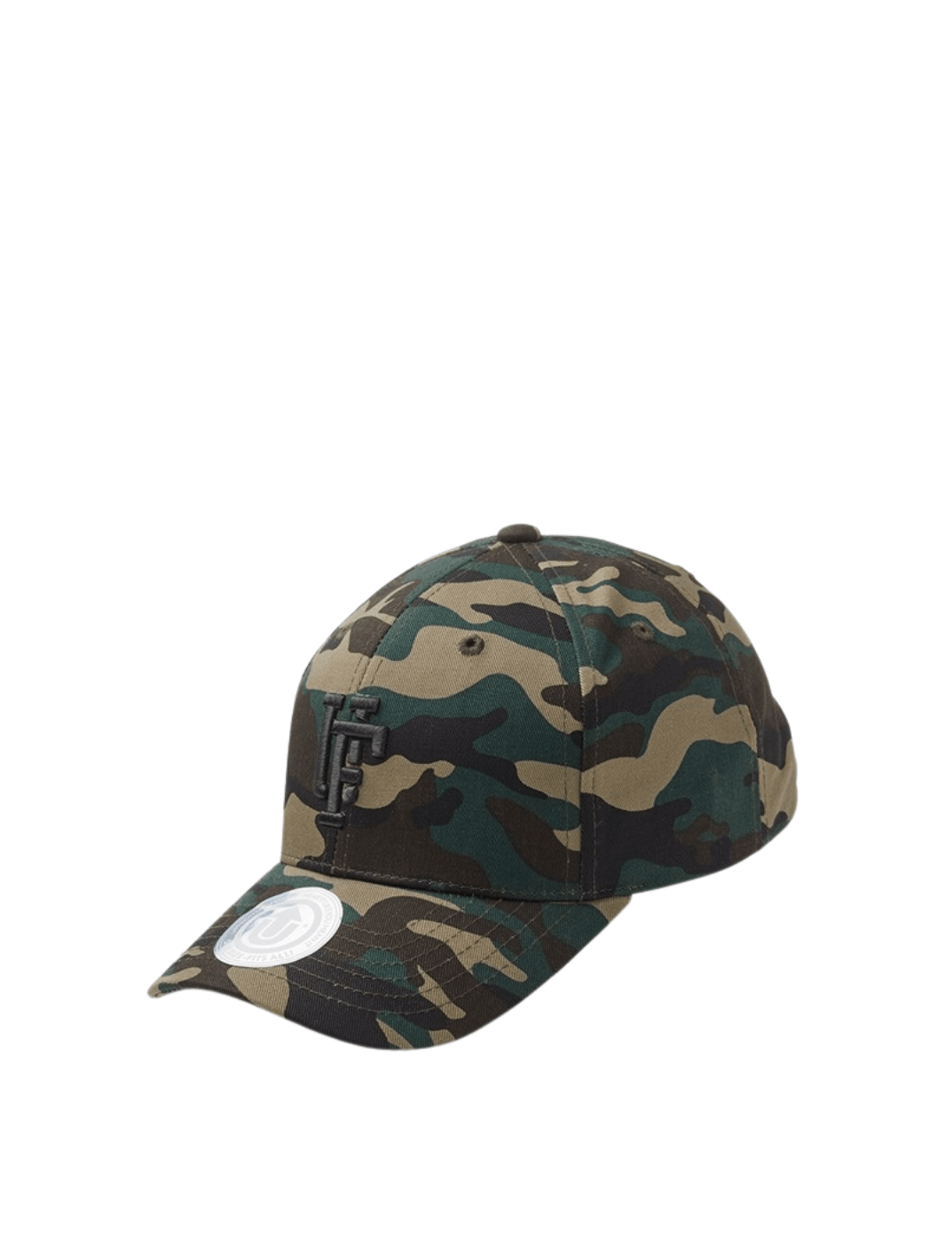 Upfront Camo Baseball Spinback Cap Med Sort Logo One Size Upfront