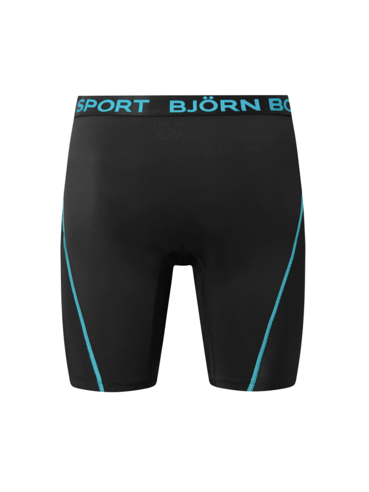 1 - pack Björn Borg Sort Active Solid Long Shorts S Björn Borg