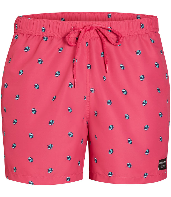 Rosa Björn Borg Badeshorts Med Parasoller