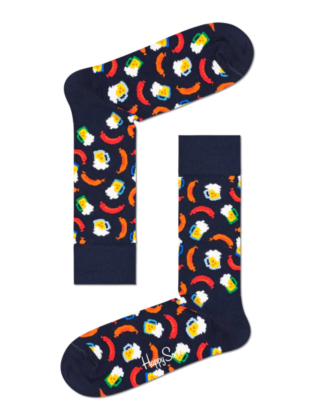 Happy Socks 2-pack ölsockor presentförpackning för honom
