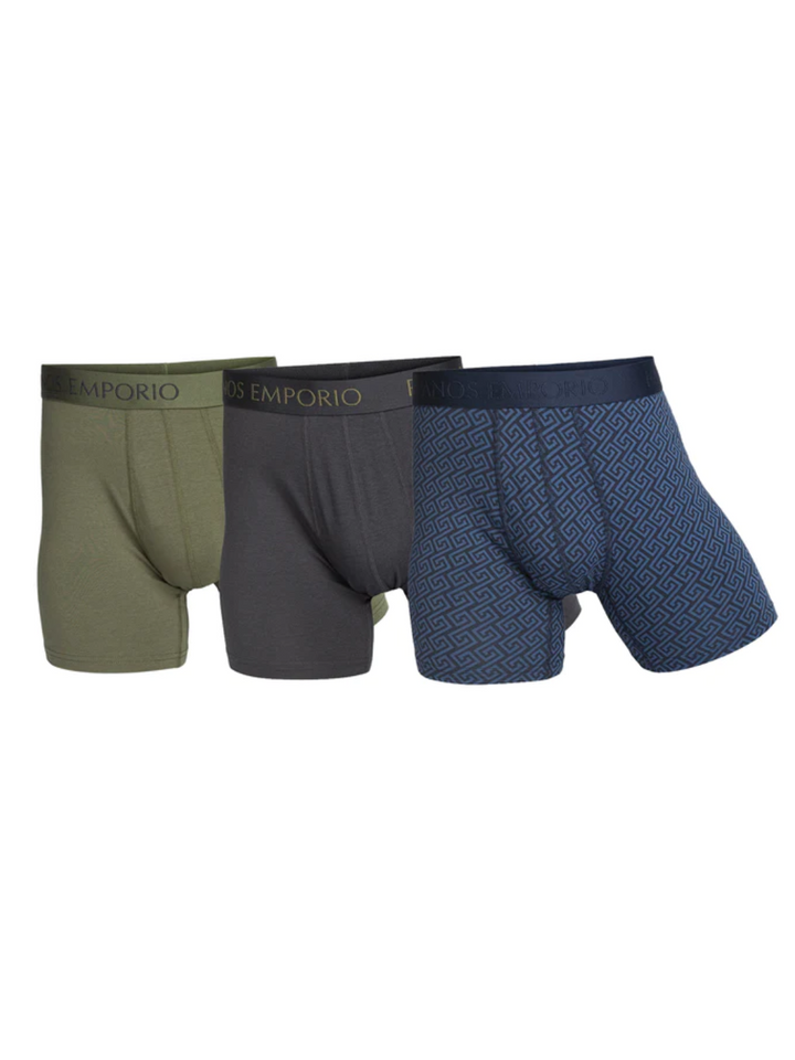 3-pack Panos Emporio Bamboo boxershorts för honom