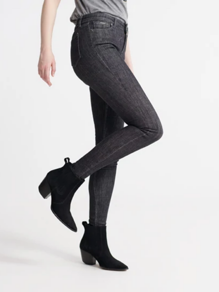 Slim Black Superdry stretchjeans