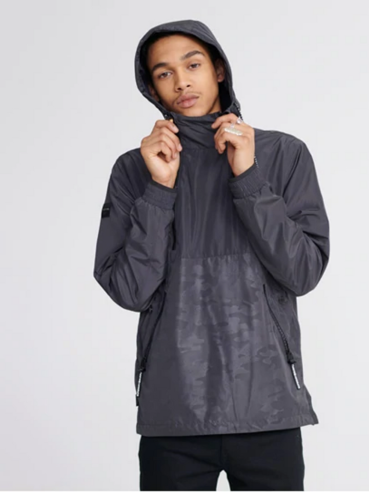 Grå Superdry Anorak med Camo