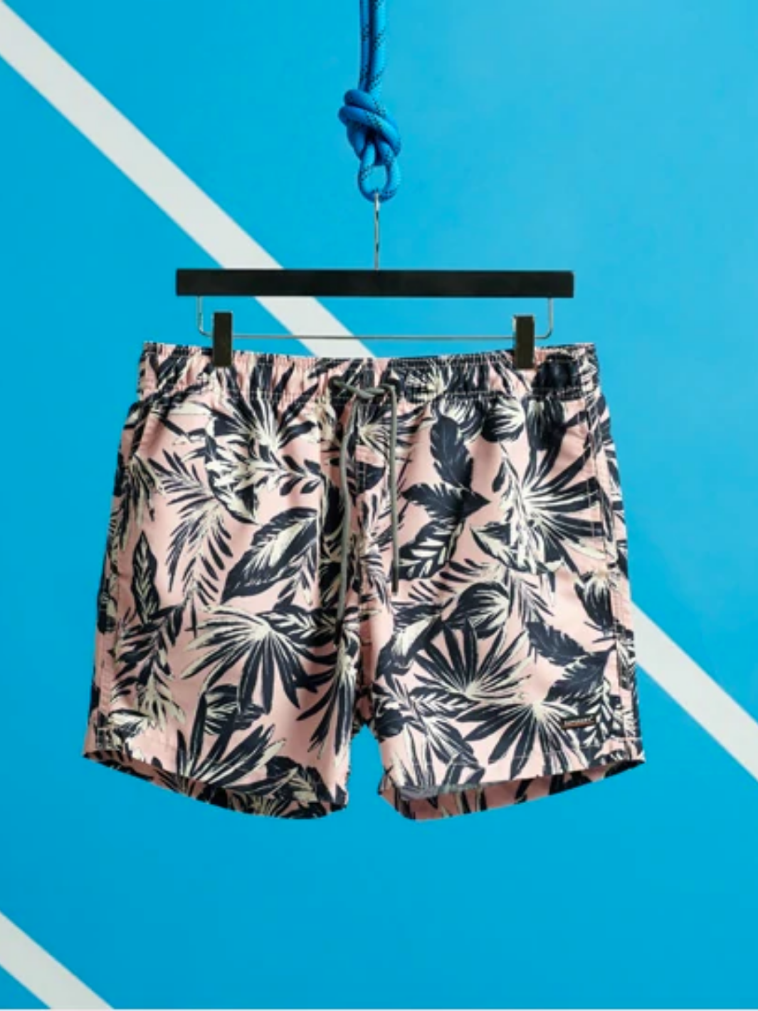 Rosa Superdry Edit badshorts för män