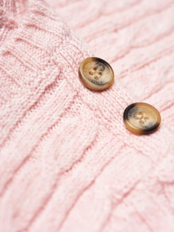 Rosa Superdry kabelsticka för kvinnor