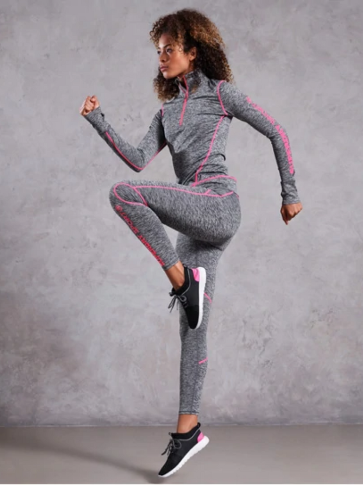 Grå Superdry Performance reflekterande Leggings