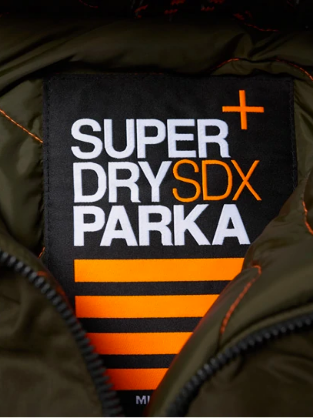 Army Green Superdry SDX Parka Jacka för män