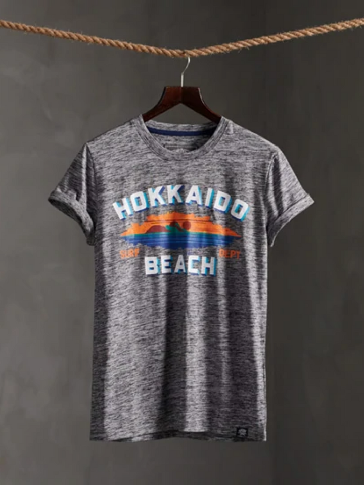 Grå Superdry Breakers T-shirt för män