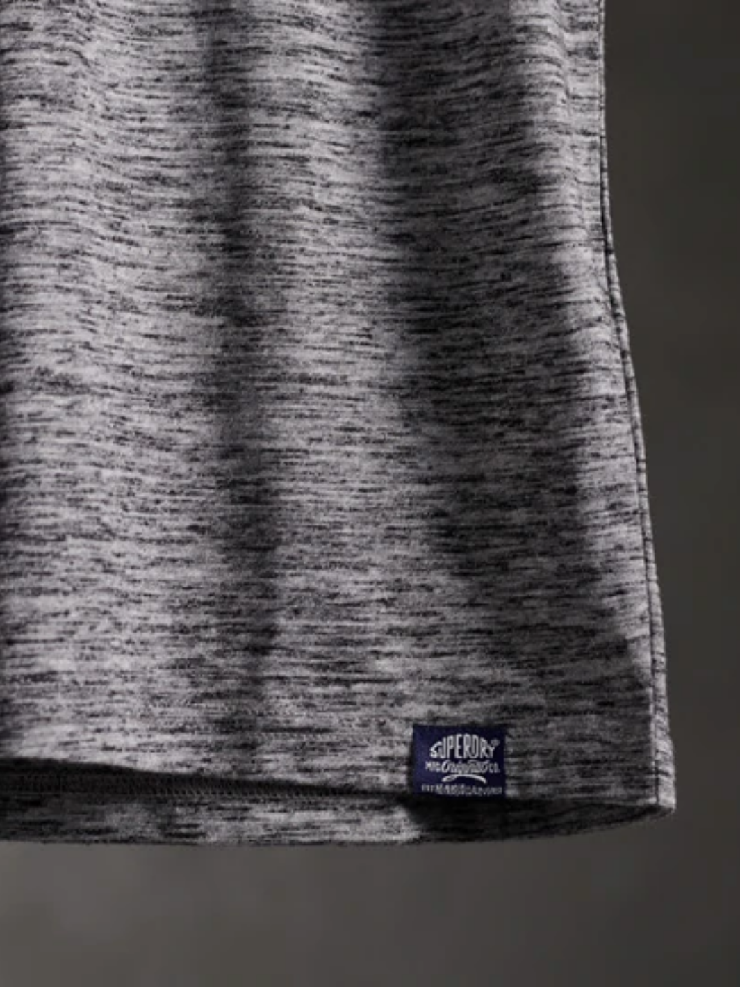 Grå Superdry Breakers T-shirt för män